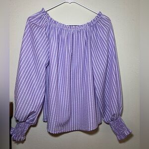 Colorful top from a boutique.